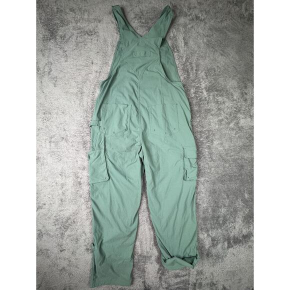 Duluth Trading Co Overalls Womens Sx31 Fir Green Ripstop Heirloom Gardening Bibs - Picture 2 of 13